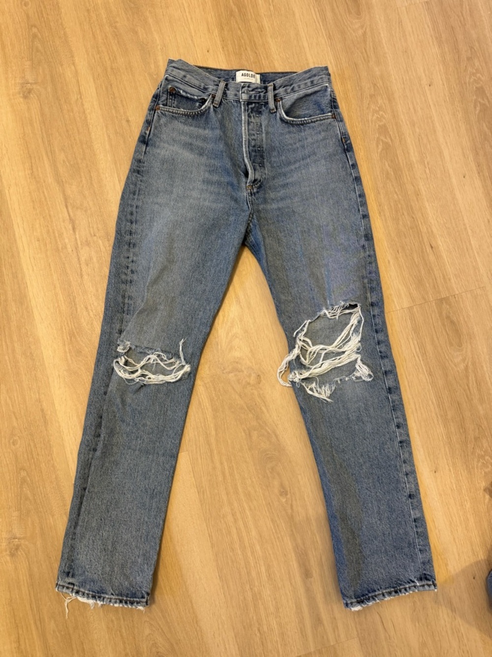 Agolde 90s pinch waist high rise straight leg - Picture 2 of 8